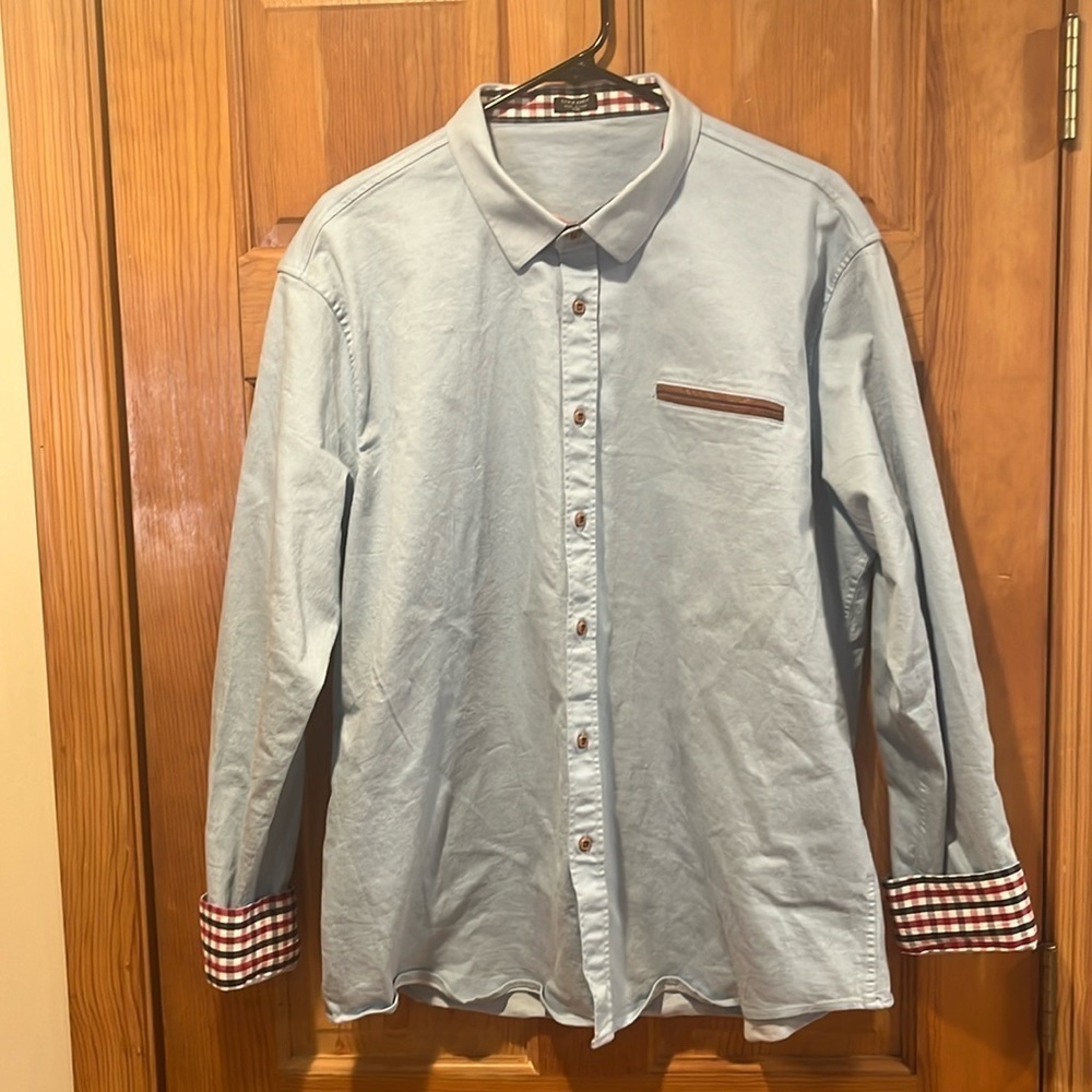Coofandy men’s button down long sleeve shirts size XXlarge.